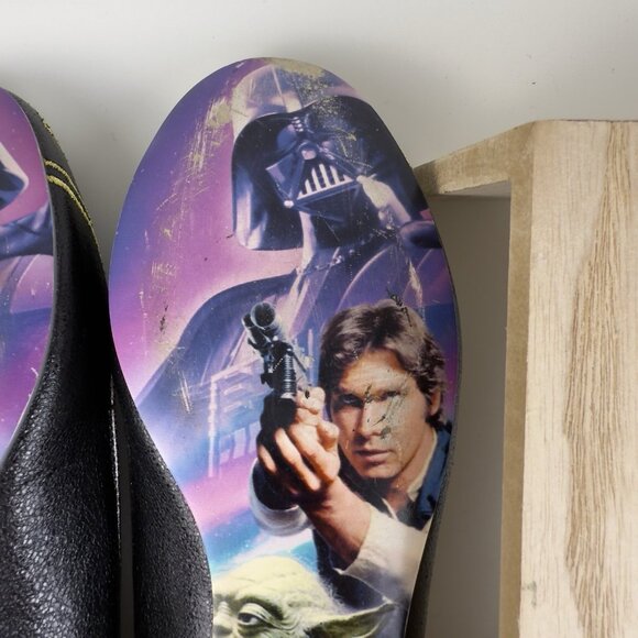 Disney Irregular Choice Star Wars Darth Vader Women's Flats Shoes Size 6.5 Used - Picture 8 of 9